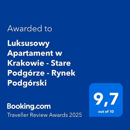 Luksusowy Apartament W Krakowie - Stare Podgorze - Rynek Podgorski Экстерьер фото